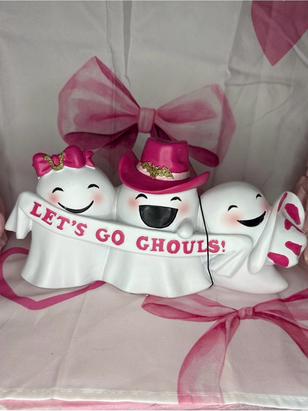 Goblins and Ghouls Hot Pink Ghosts